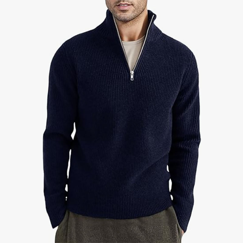 Pacific Quarter Zip Sweater Navy