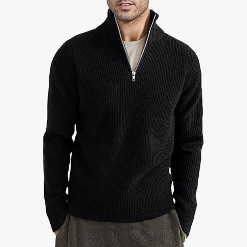 Pacific Quarter Zip Sweater Navy