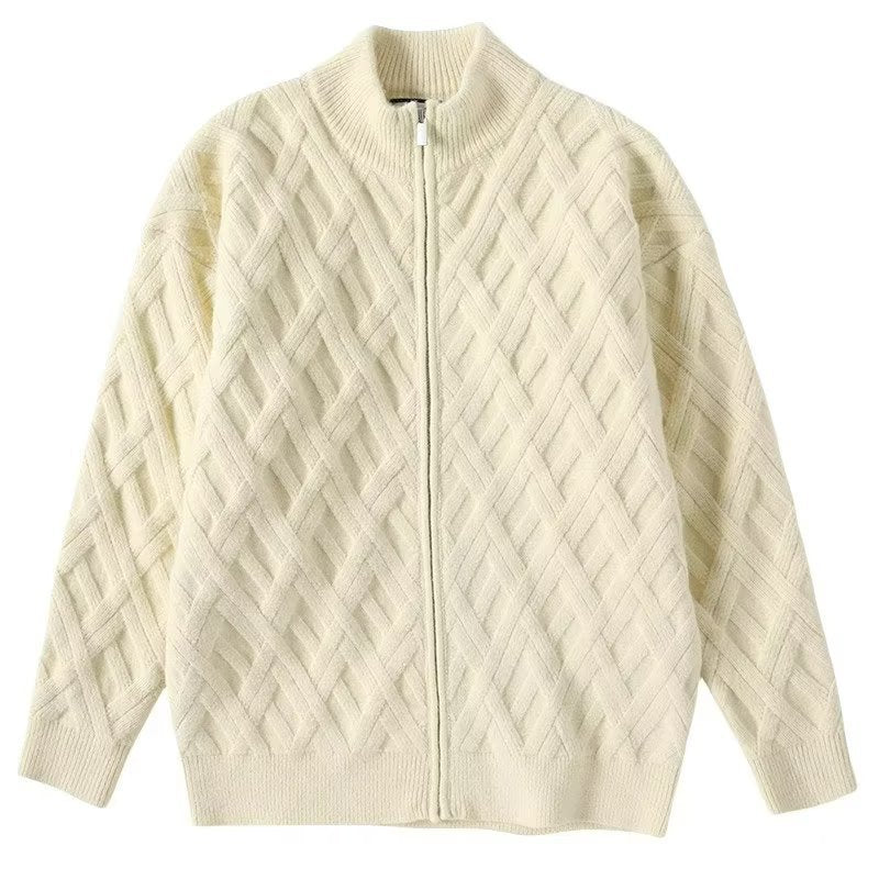 Knit Sweater Men's Outerwear Jacket