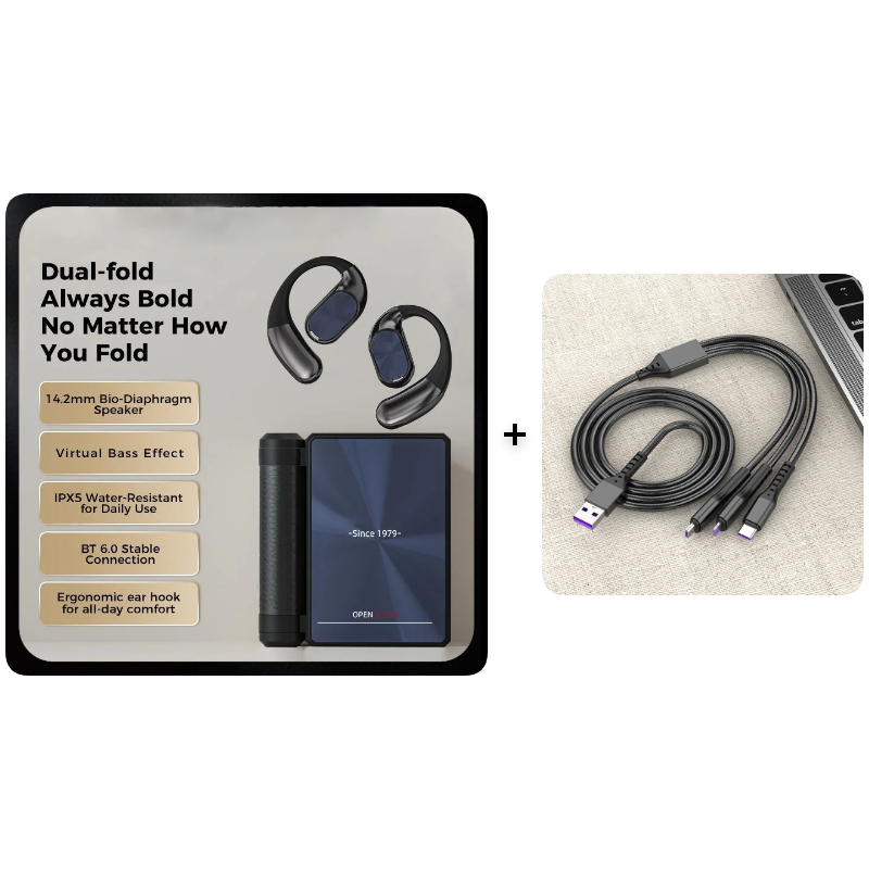 Limited-Time Sale ✨ Wireless Noise-Canceling Bluetooth 6.0 Earbuds 🥤, 145-Hour Ultra-Long Battery Life 🥳, IPX5 Waterproof Sports Earphones