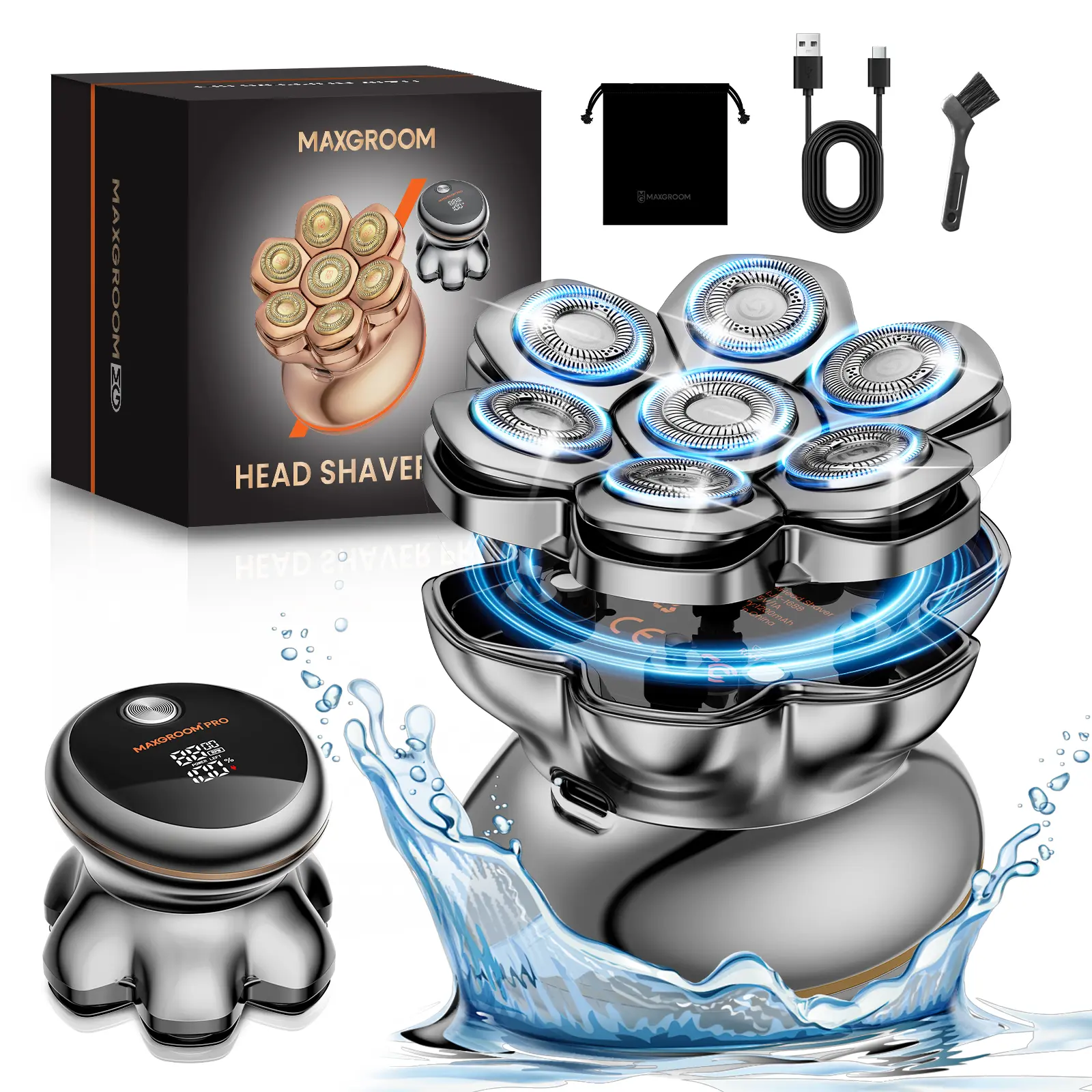 SmoothGlide Pro Daily Head Shaver